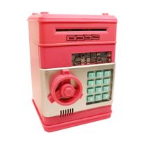 Mini Cofre Digital Eletrônico Automático Infantil Notas Moedas Mini Cofre Digital Eletrônico Automático Infantil Notas Moedas
