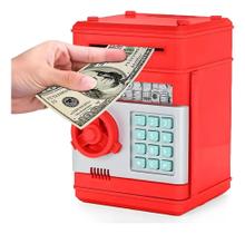 Mini Cofre Eletrônico Digital Com Senha Entrada Automática Luzes LED E Sons Moedas E Cédulas Mini Cofre Eletrônico Digital Com Senha Entrada Automática Luzes LED E Sons Moedas E Cédulas