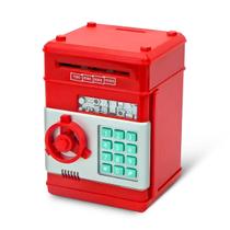 Mini Cofre Eletrônico Digital Senha 4 Dígitos Notas E Moedas