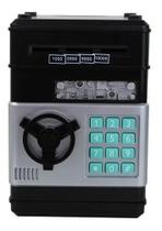 Mini Cofre Infantil Digital Eletrônico Automático Puxa Notas