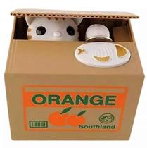 Mini Cofre Pega Moeda Gatinho Automático Opapro MTC-102