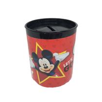 Mini Cofrinho de Plástico Mickey Disney - 1 Unidade