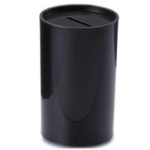 Mini Cofrinho de Plástico Preto - 6 Unidades Mini Cofrinho de Plástico Preto - 6 Unidades