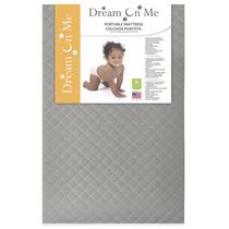 Mini colchão de berço Dream On Me Aster 3 Fiber 38x24x8cm cinza