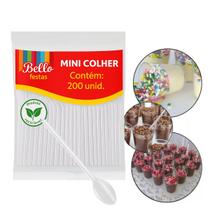 Mini Colher Para Doces Brigadeiro Cristal 600un Bello Festas