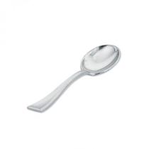 Mini Colher Prata Silver Plastic Com 30 Unidades Mini Colher Prata Silver Plastic Com 30 Unidades