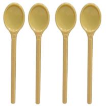 Mini Colherzinha Bege Talher De Sobremesa Com 50 Unidades Mini Colherzinha Bege Talher De Sobremesa Com 50 Unidades