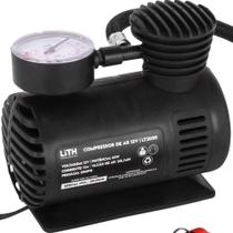 Mini Compressor Ar Portátil 12V 3 Adaptadores Bomba de encher e calibrar pneus