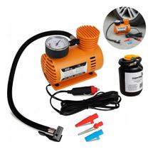 Mini Compressor de Ar Automotivo 300 PSI 20L/min Com Selante Importway IWMCA002 Mini Compressor de Ar Automotivo 300 PSI 20L/min Com Selante Importway IWMCA002