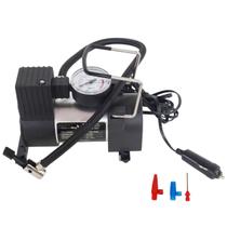 Mini Compressor de Ar Automotivo Portátil 12V 100 Psi com 3 Adaptadores Importway IWMCA-10020