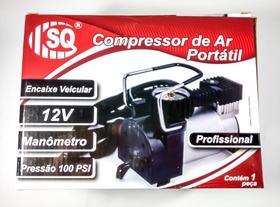 Mini Compressor De Ar Automotivo Portatil Profissional 12V
