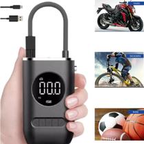 Mini Compressor de Ar Com Display Digital Bivolt Automático