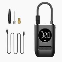 Mini Compressor de Ar Digital Portátil Recarregável, Sem Fio e com Display Digital Mini Compressor de Ar Digital Portátil Recarregável, Sem Fio e com Display Digital