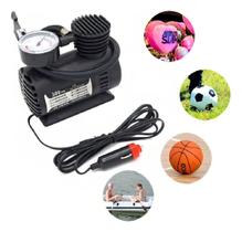 Mini Compressor de Ar Portátil Automotivo com Medidor Pressão 300 psi