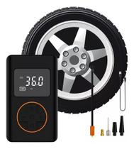 Mini Compressor De Ar Portátil C/ Power Bank 150psi 4000mah