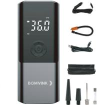 Mini Compressor de ar portátil digital recarregável 150 PSI com LED - BOM-8906 Mini Compressor de ar portátil digital recarregável 150 PSI com LED - BOM-8906