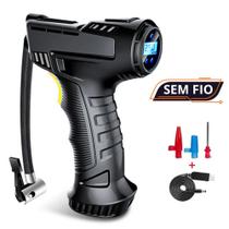 Mini Compressor De Ar Portatil Eletrico 4 Bicos Sem Fio