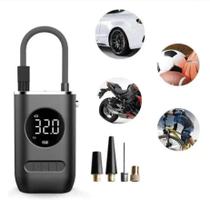 Mini Compressor de Ar Portátil Recarregável Digital USB