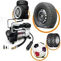 Mini Compressor de Ar Profissional Portátil Encher bolas boias Encher e Calibrar Pneus Carros Vans Caminhões