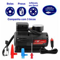 Mini Compressor de Ar Sw Automotivo Portátil 12V com Manômetro