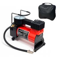 Mini Compressor de Ar Vermelho Automotivo 12V 150PSI 35L min c Selante e Bolsa Portátil p Carro Moto Bicicleta Importway