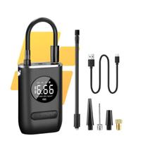 Mini Compressor Digital Tippi Bomba De Encher Pneus Bola Portátil Para Motocicletas Carro Bicicleta Preto Com Calibrador Mini Compressor Digital Tippi Bomba De Encher Pneus Bola Portátil Para Motocicletas Carro Bicicleta Preto Com Calibrador
