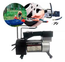 Mini Compressor e Bomba de Ar Portátil 12v 150lb / Psi Carro E Moto Piscina Bola