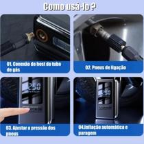 Mini Compressor Elétrica Portátil Multifuncional Compacto Alta Qualidade