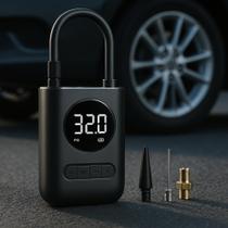 Mini Compressor Portátil Digital Recarregável Enche Pneu de Carro, Moto, Bike e Infláveis Rápido