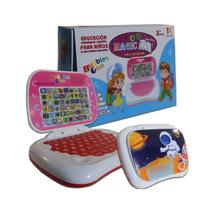 Mini computador interativo de brinquedo educacional para crianças em idade pré-escolar