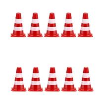 Mini Cones De Trânsito Vermelhos, Acessórios De Segurança Para Ensino Em Jardim De Infância E Mini Cones De Trânsito Vermelhos, Acessórios De Segurança Para Ensino Em Jardim De Infância E