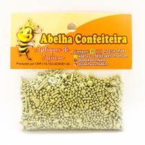 Mini Confeito - Sprinkles Chuva Dourada - 30 gramas - Abelha Confeiteira - Rizzo