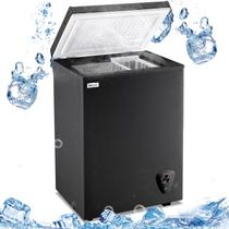 Mini congelador profundo preto WANAI de 3,5 pés cúbicos