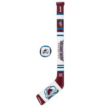 Mini conjunto de bastões de hóquei macios Franklin Sports Colorado Avalanche NHL
