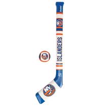 Mini conjunto de bastões de hóquei macios Franklin Sports NHL New York Islanders