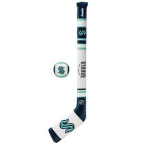 Mini conjunto de bastões de hóquei macios Franklin Sports Seattle Kraken