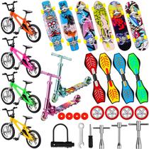 Mini Conjunto de Brinquedos Finger Skylety - 31 Peças com Acessórios para Meninos e Meninas