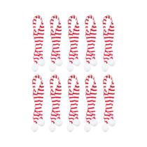 Mini Conjunto de Chapéu e Lenço de Papai Noel - 10 a 20 Peças - Para Gatos, Coelhos e Bonecas
