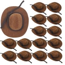 Mini Conjunto de Chapéus de Cowboy Flocados SHEHARUHI - Para Festas, Animais de Estimação e Bonecas Mini Conjunto de Chapéus de Cowboy Flocados SHEHARUHI - Para Festas, Animais de Estimação e Bonecas