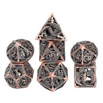 Mini conjunto de dados Hollow Metal, 7 unidades para RPG