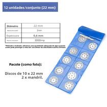 Mini Conjunto De Discos De Corte De Diamante Afiados Para Ferramenta Rotativa 12 Unidades De