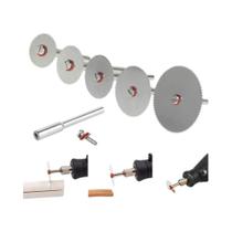 Mini Conjunto de Discos de Corte de Diamante para Dremel - Lâminas de Serra Circular e Lixa