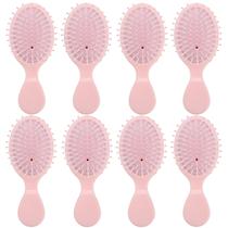 Mini conjunto de escovas de cabelo de viagem para presentes de proposta de dama de honra x8