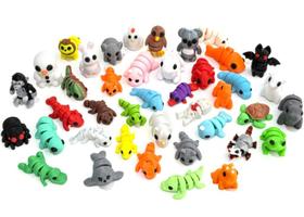 Mini conjunto de estatuetas de animais: 41 peças de brinquedo flexível articulado Mini conjunto de estatuetas de animais: 41 peças de brinquedo flexível articulado