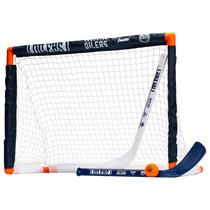 Mini conjunto de hóquei Franklin Sports NHL Edmonton Oilers Kids