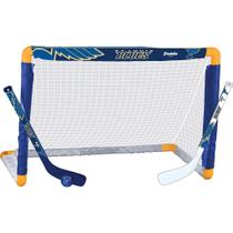 Mini Conjunto de Hóquei Franklin Sports St. Louis Blues - Com Gol e Bastões