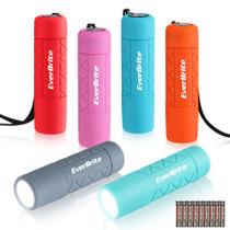 Mini conjunto de lanternas EverBrite, pacote com 6 unidades, cordão e baterias