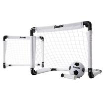 Mini conjunto de metas de futebol Franklin Sports Kids com bola e bomba