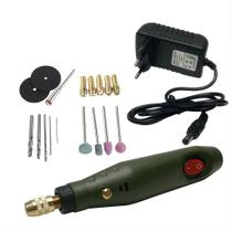 Mini conjunto de moedor de broca elétrica Perfuração Escultura Polimento Gravura Fresadora