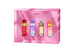 Mini conjunto de presentes femininos Perfume Perry Ellis 360, 4x7ml
